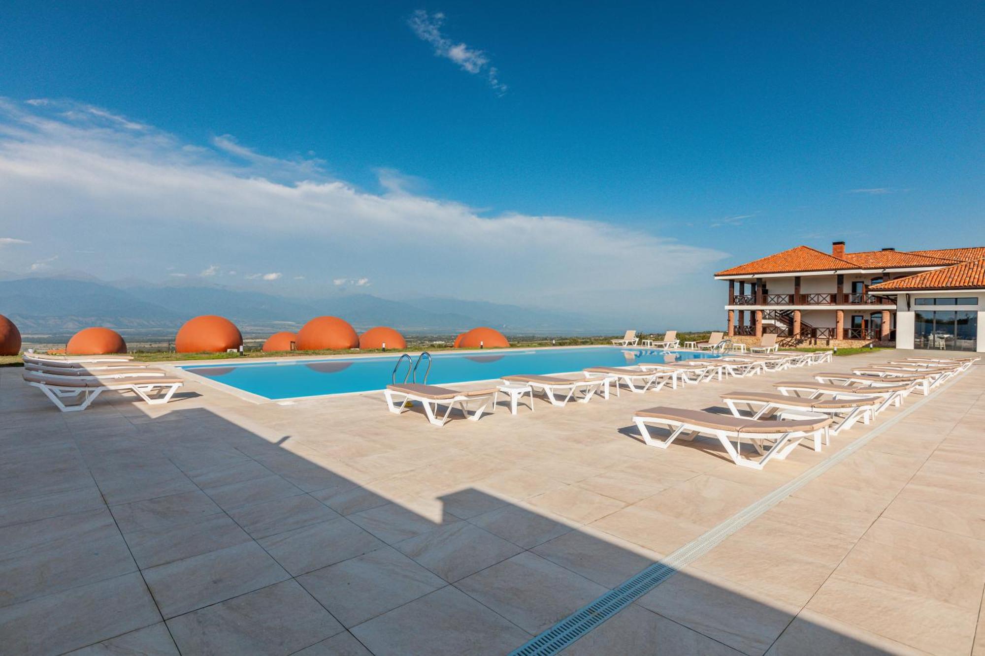 Hotel Qvevrebi Telavi Esterno foto